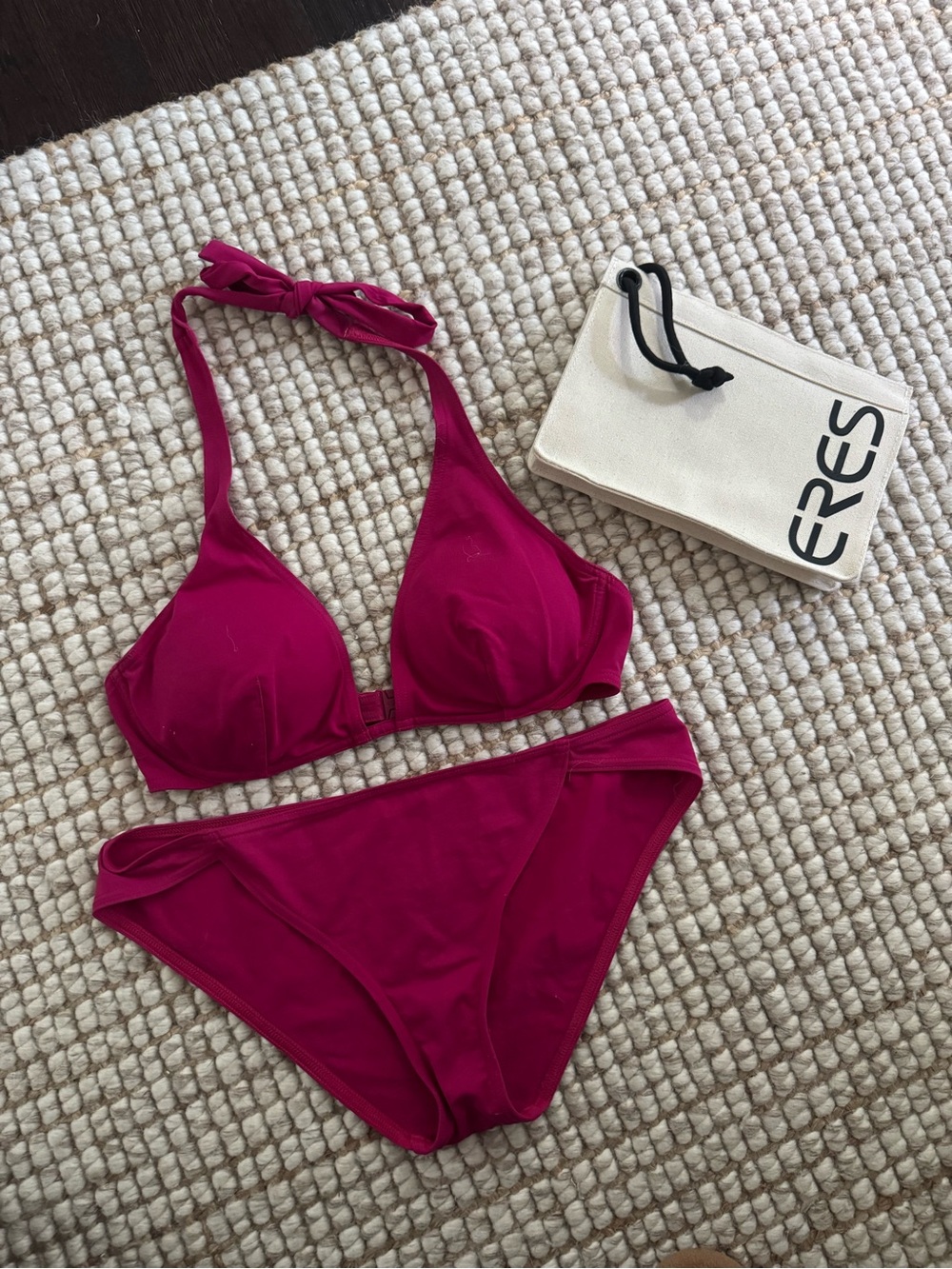 ERES Fuchsia Halter Bikini Set - Fuchsia